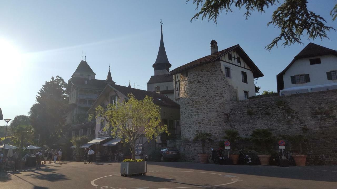 Ferienwohnung Ankerplatz Spiez Exterior foto